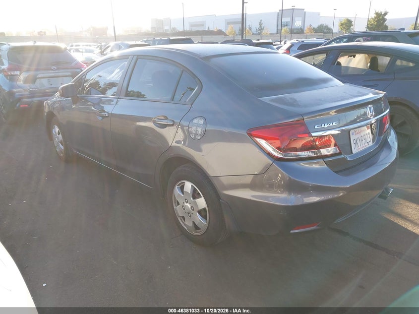 Vin: 19xfb2f55fe213495, lot: 46881380, honda civic lx 20153