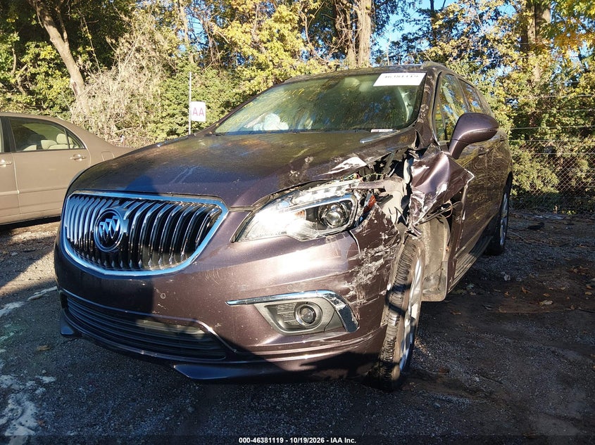 Vin: lrbfxfsx3hd054107, lot: 46881467, buick envision premium ii 20172