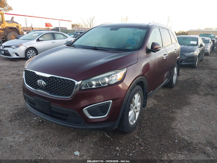 Vin: 5xypgda53hg336131, lot: 46881480, kia sorento 3.3l lx 20172