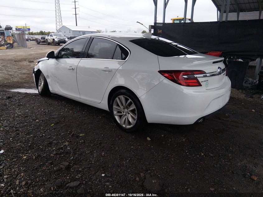 Vin: 2g4gk5ex1f9168820, lot: 46881493, buick regal turbo 20153