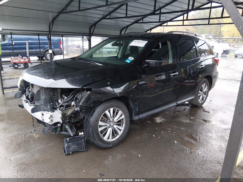 2019 Nissan Pathfinder S, Front End, IAAI, VIN 5N1DR2MM1KC647018 — photo 2