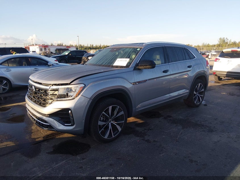 Vin: 1v2fe2ca8sc231448, lot: 46881505, volkswagen atlas cross sport 2.0t sel premium r-line 20252