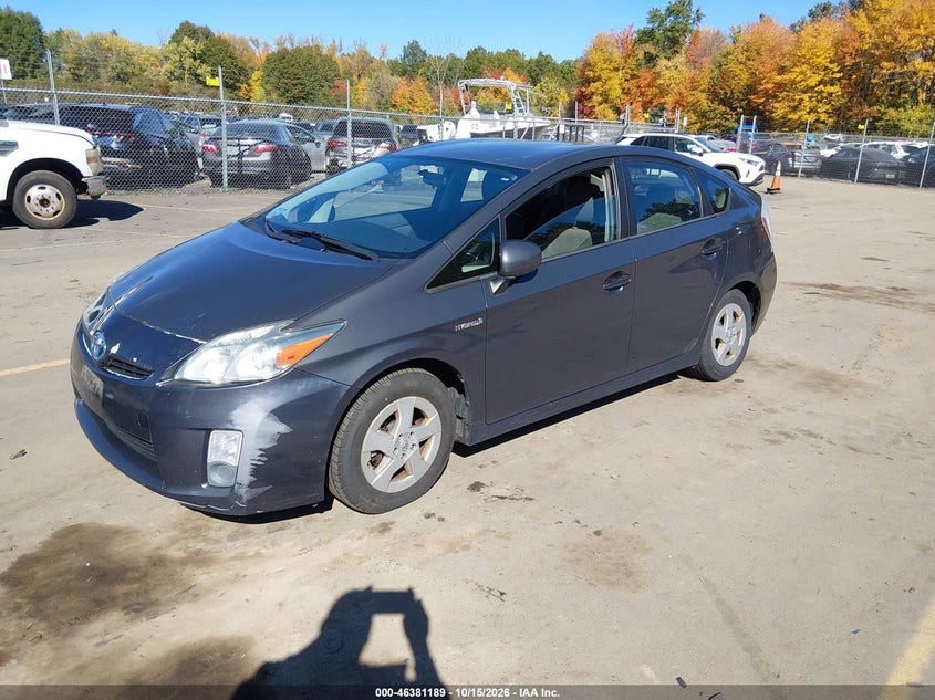 Vin: jtdkn3du2a0175179, lot: 46881535, toyota prius ii 20102