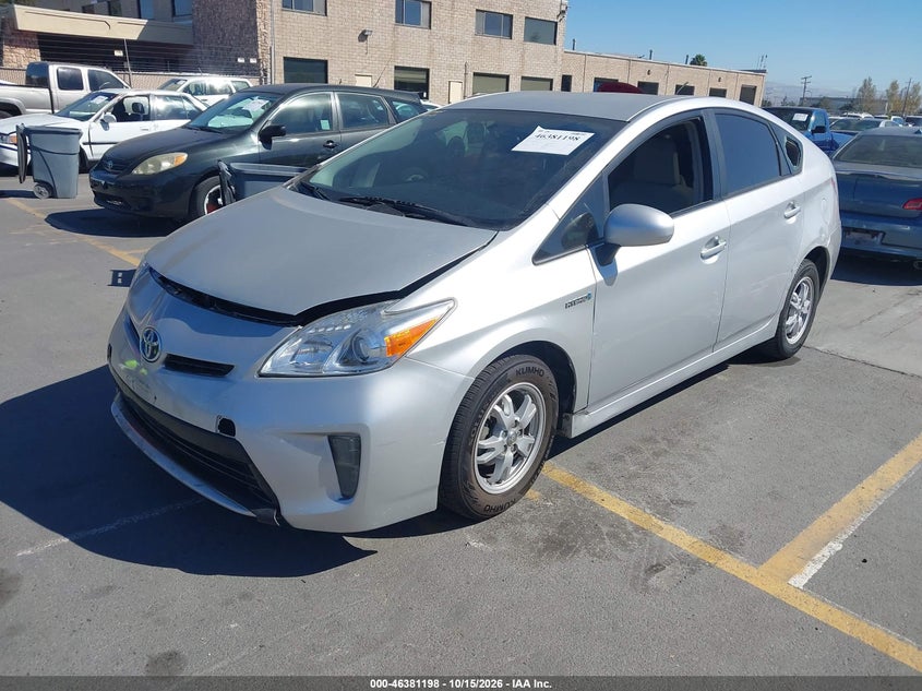 2013 Toyota Prius Two, Угон, IAAI, VIN JTDKN3DU7D5597505 — фото 2