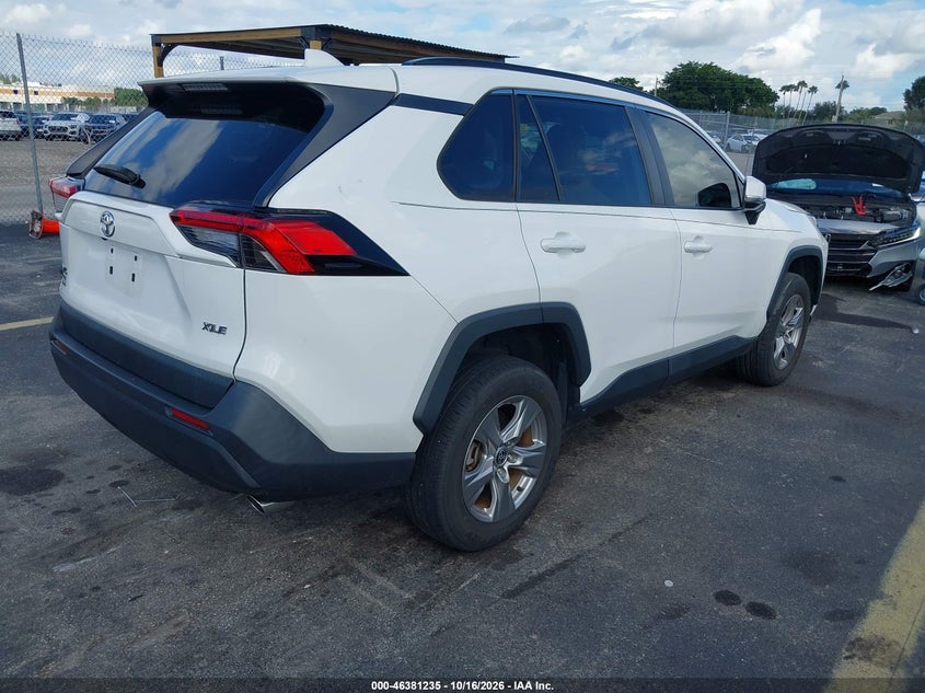 Vin: 2t3w1rfv4nc188556, lot: 46881582, toyota rav4 xle 20224