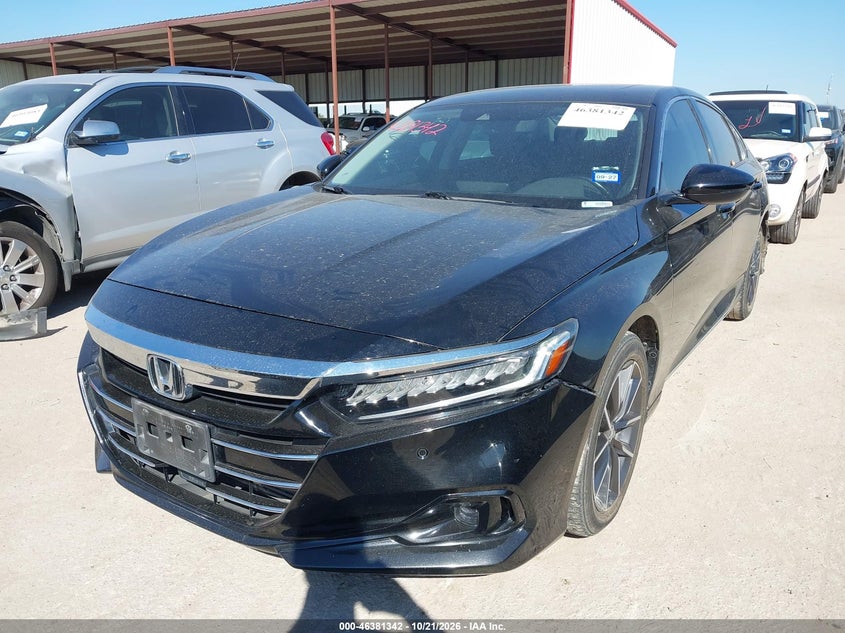 Vin: 1hgcv1f57ma069325, lot: 46881689, honda accord ex-l 20212
