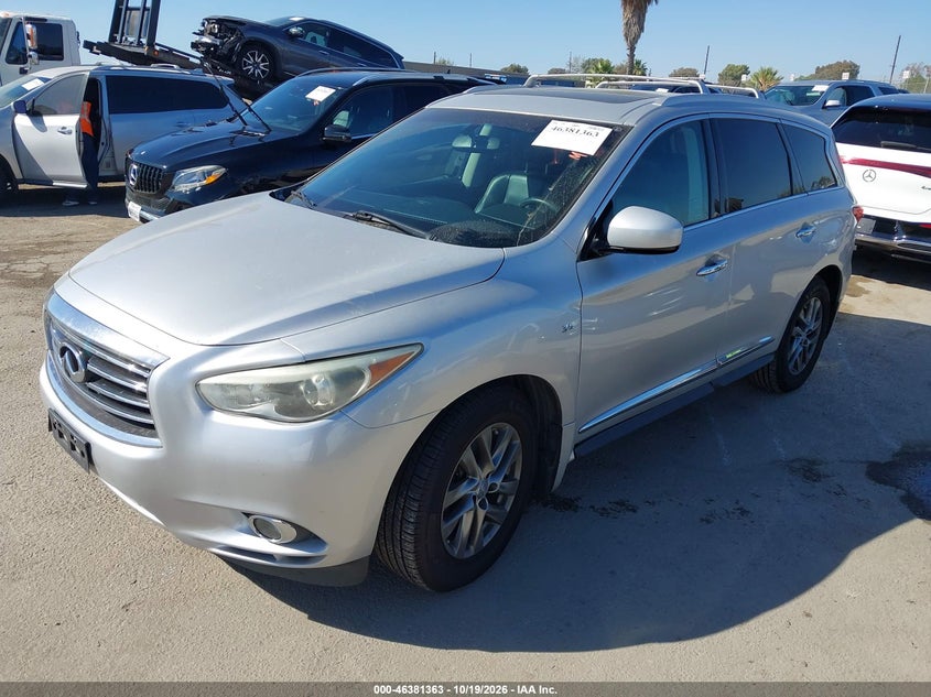 2015 Infiniti Qx60, Right Side, IAAI, VIN 5N1AL0MN5FC540688 — photo 2