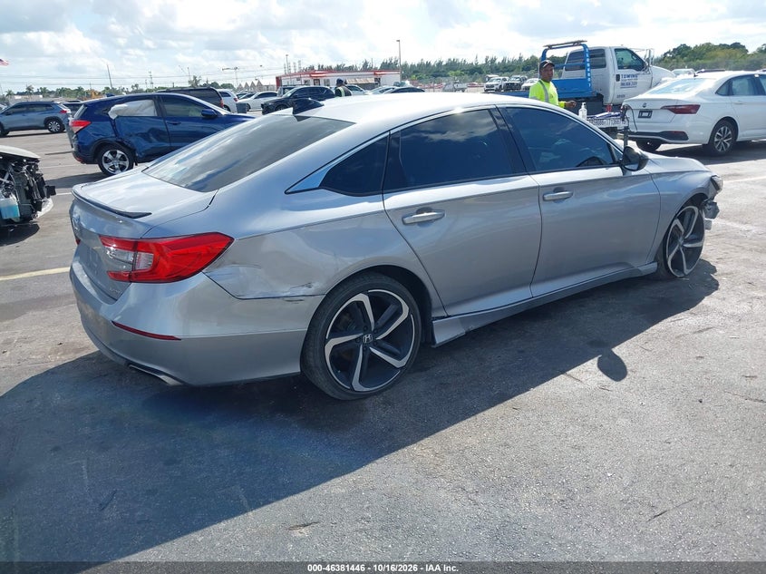 Vin: 1hgcv1f35ma096084, lot: 46881793, honda accord sport 20214