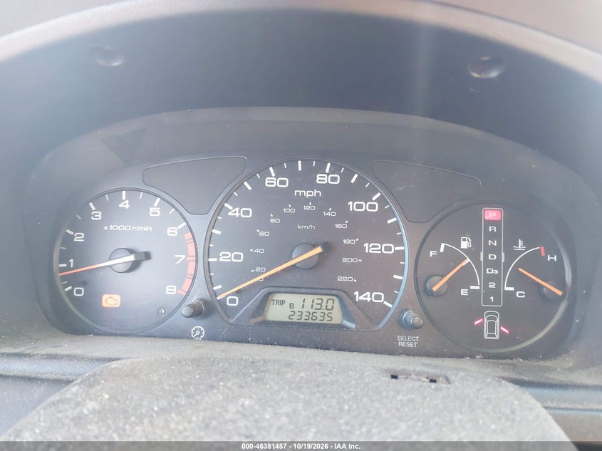 HONDA ODYSSEY 2002 VIN 5FNRL18602B004597