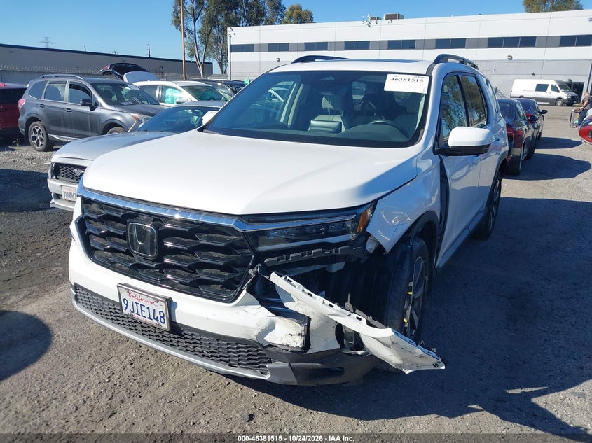 Vin: 5fnyg2h79rb002422, lot: 46881862, honda pilot touring 20242