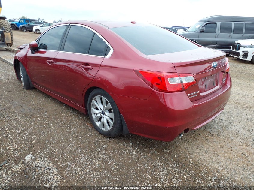 Vin: 4s3bnac66f3003802, lot: 46881872, subaru legacy 2.5i premium 20153