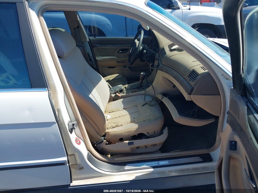 BMW 740IL 1997 VIN WBAGJ832XVDL41751