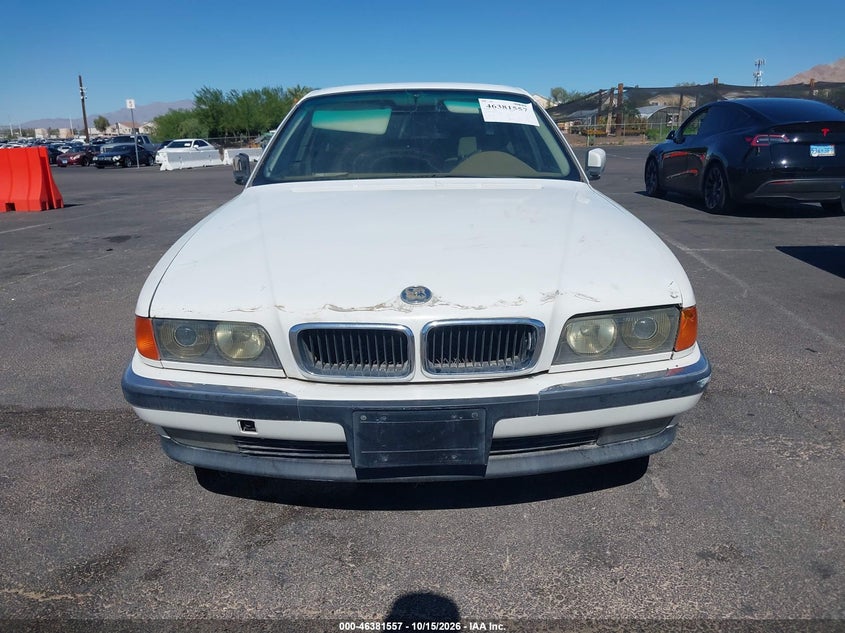 BMW 740IL 1997 VIN WBAGJ832XVDL41751