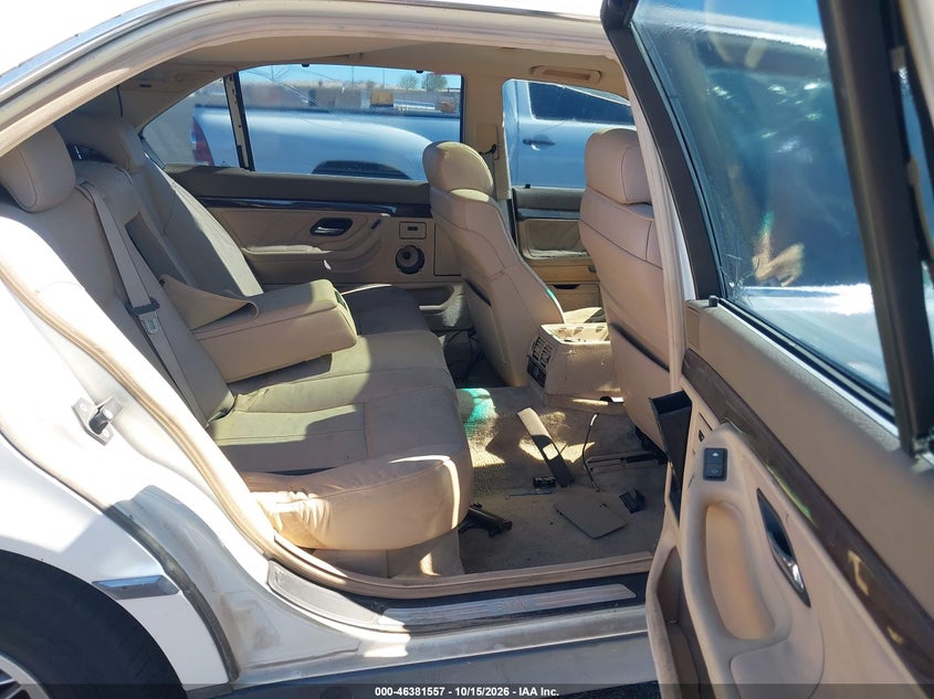 BMW 740IL 1997 VIN WBAGJ832XVDL41751