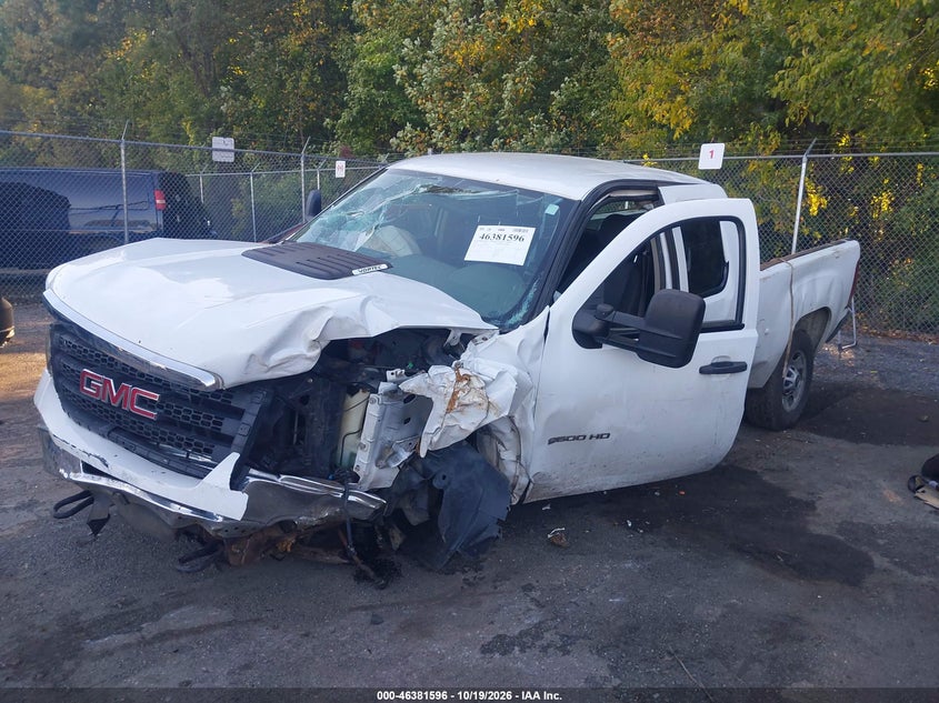 Vin: 1gt22zcg5bz278195, lot: 46881943, gmc sierra 2500hd work truck 20112