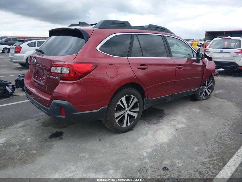 Vin: 4s4bsanc7k3255480, lot: 46881949, subaru outback 2.5i limited 20194