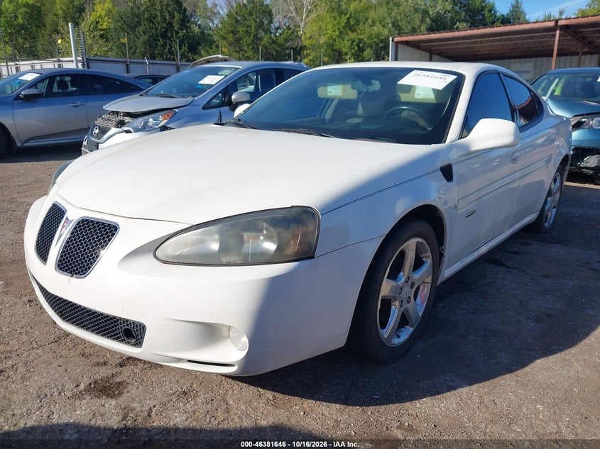 2008 Pontiac Grand Prix Gxp, Обычный износ, IAAI, VIN 2G2WC55C381178264 — фото 2