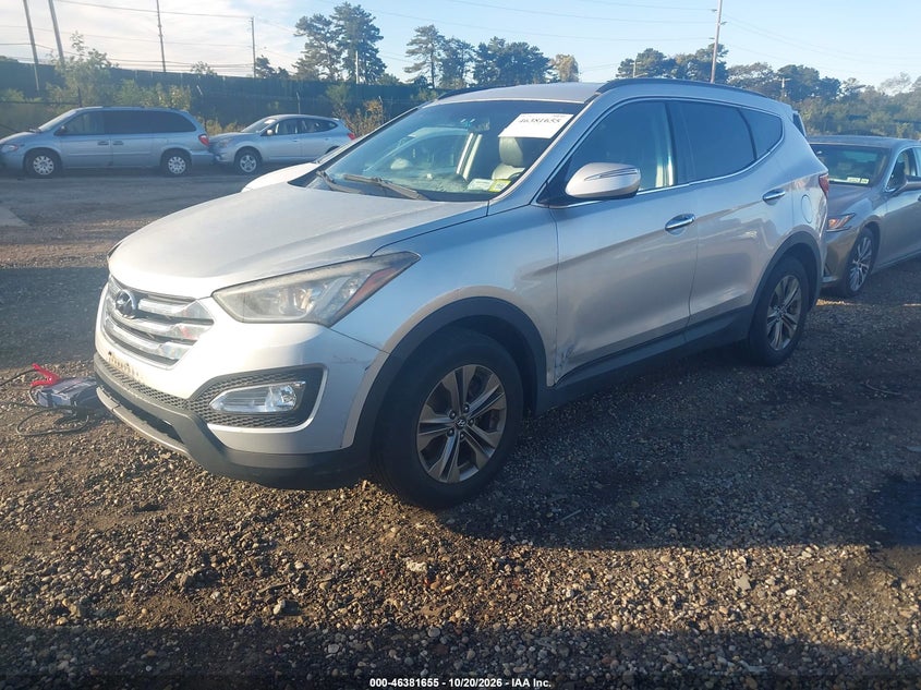 Vin: 5xyzu3lb6eg133180, lot: 46882002, hyundai santa fe sport 2.4l 20142