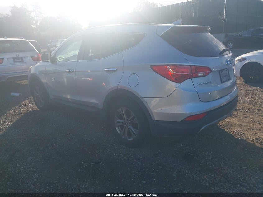 Vin: 5xyzu3lb6eg133180, lot: 46882002, hyundai santa fe sport 2.4l 20143
