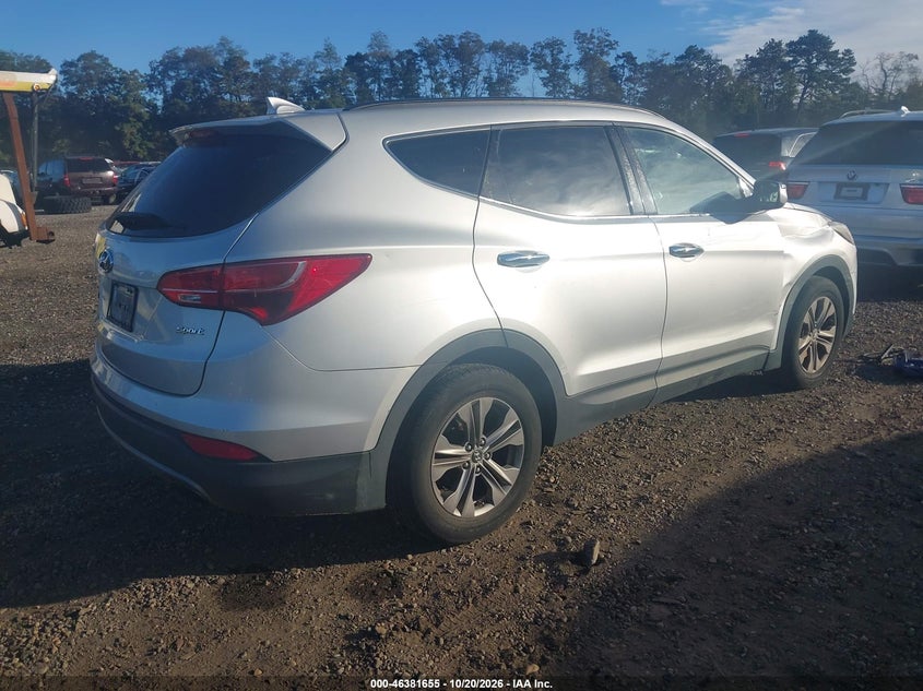 Vin: 5xyzu3lb6eg133180, lot: 46882002, hyundai santa fe sport 2.4l 20144
