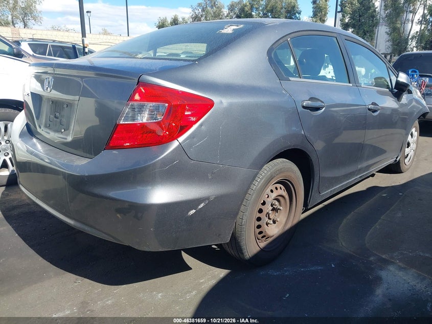 Vin: 19xfb2f5xce388949, lot: 46882006, honda civic lx 20124