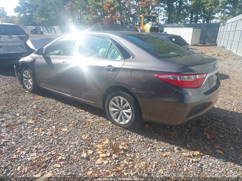 TOYOTA CAMRY HYBRID 2015 VIN 4T1BD1FK2FU172698