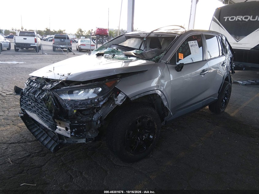 Vin: 2t3f1rfv5nw278216, lot: 46882023, toyota rav4 le 20222