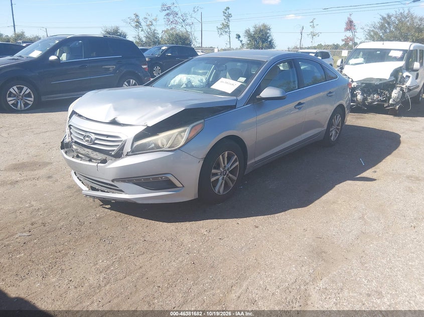 Vin: 5npe24af3fh195551, lot: 46882030, hyundai sonata se 20152