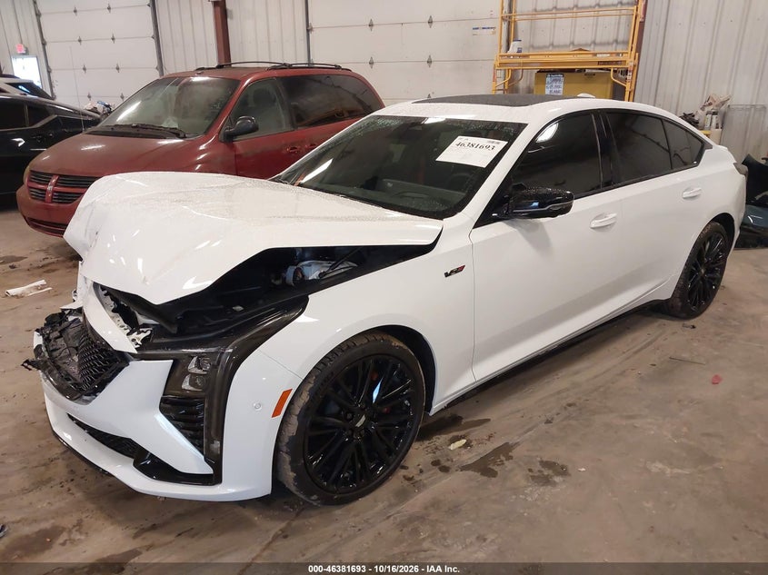 Vin: 1g6dv5rw2t0115228, lot: 46882040, cadillac ct5-v v-series rwd 20262