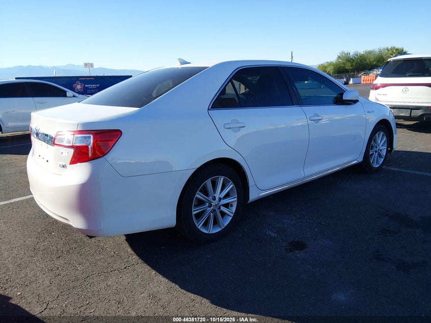 Vin: 4t1bd1fk2du069374, lot: 46882067, toyota camry hybrid xle 20134