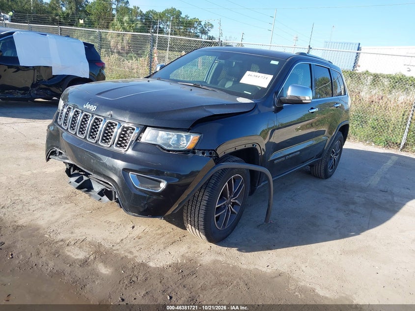 Vin: 1c4rjebg1kc615959, lot: 46882068, jeep grand cherokee limited 4x2 20192
