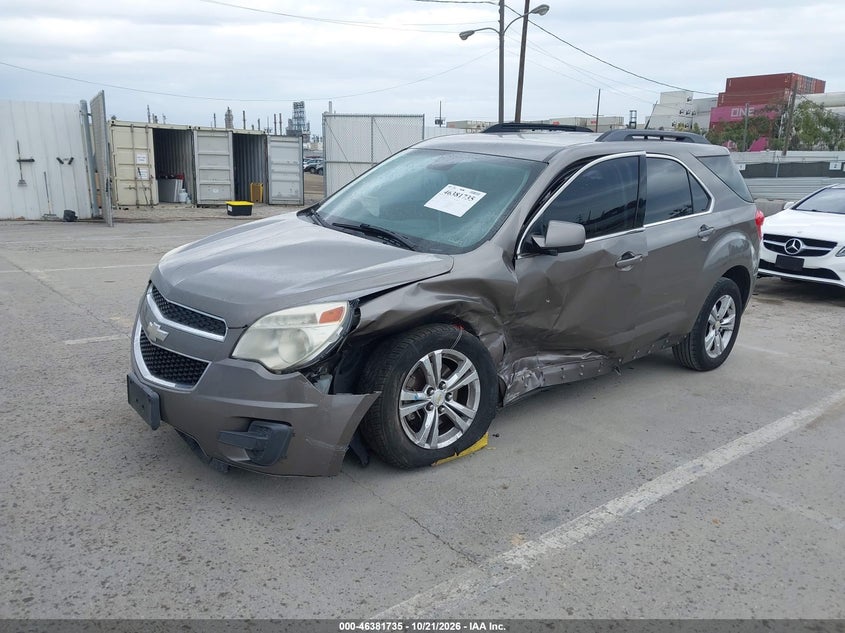 2012 Chevrolet Equinox 1Lt, Left Side, IAAI, VIN 2GNFLDE55C6391985 — photo 2