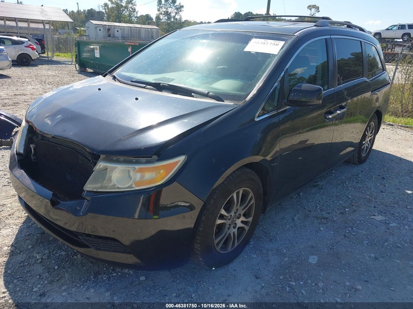 Vin: 5fnrl5h60db013164, lot: 46882097, honda odyssey ex-l 20132