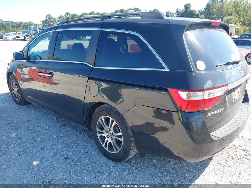 Vin: 5fnrl5h60db013164, lot: 46882097, honda odyssey ex-l 20133