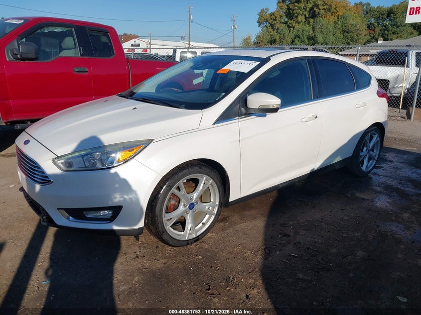 Vin: 1fadp3n23gl343683, lot: 46882100, ford focus titanium 20162