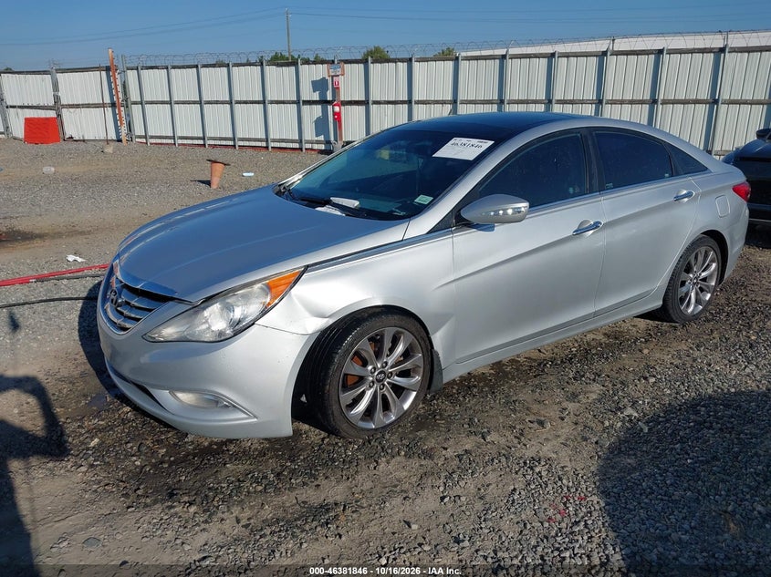 Vin: 5npec4ab7ch394012, lot: 46882193, hyundai sonata limited 2.0t 20122