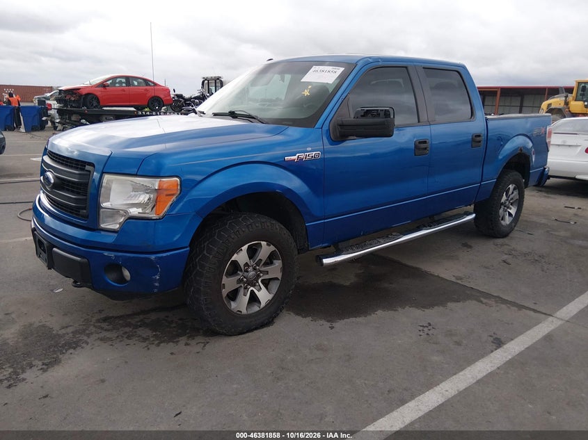 Vin: 1ftfw1efxekf51799, lot: 46882205, ford f-150 stx 20142