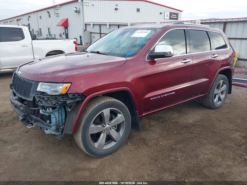 2016 Jeep Grand Cherokee Overland, Right Front, IAAI, VIN 1C4RJFCG2GC475674 — photo 2