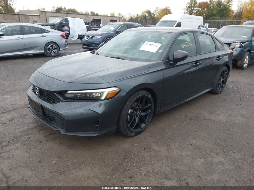 Vin: 2hgfe2f53th598385, lot: 46882233, honda civic sport 20262