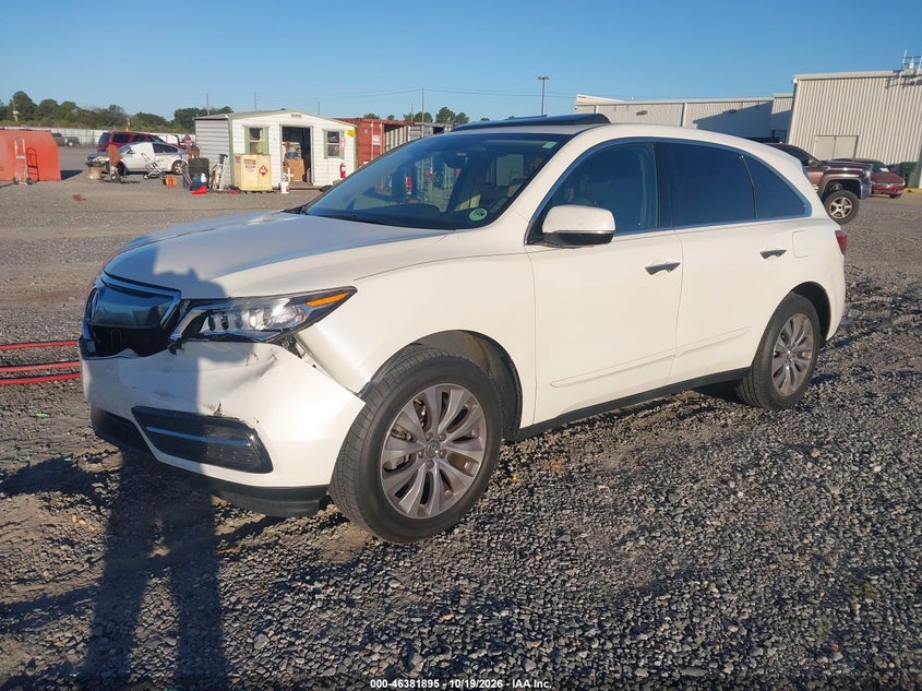 Vin: 5fryd3h4xgb021206, lot: 46882242, acura mdx technology   acurawatch plus packages/technology package 20162