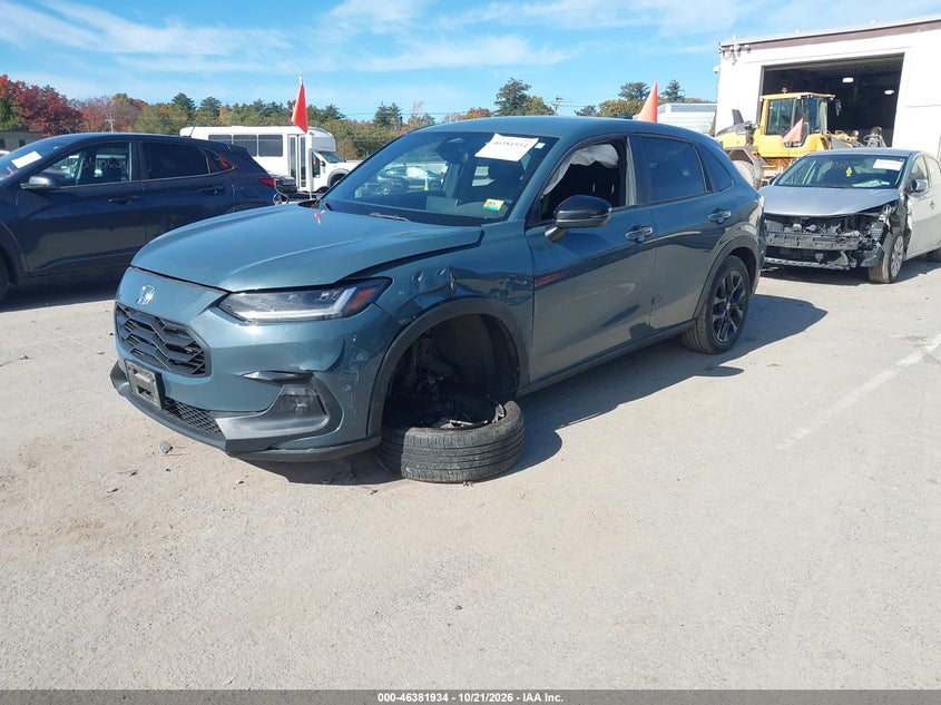 2023 Honda Hr-V Awd Sport, Left Front, IAAI, VIN 3CZRZ2H58PM704862 — photo 2