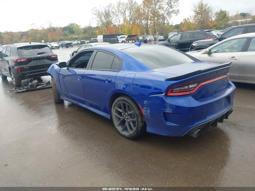 Vin: 2c3cdxct9nh231955, lot: 46882321, dodge charger r/t 20223