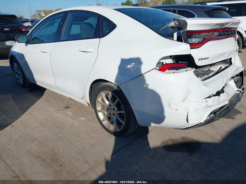 Vin: 1c3cdfba1dd182336, lot: 46882340, dodge dart sxt 20133