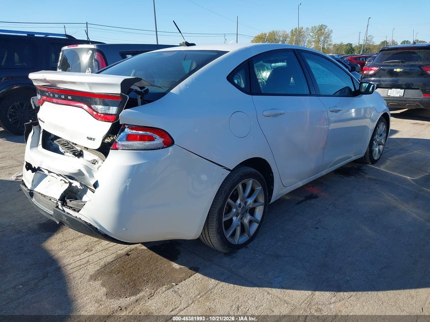 Vin: 1c3cdfba1dd182336, lot: 46882340, dodge dart sxt 20134