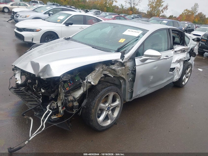 Vin: 1fa6p0hd6e5356241, lot: 46882391, ford fusion se 20142