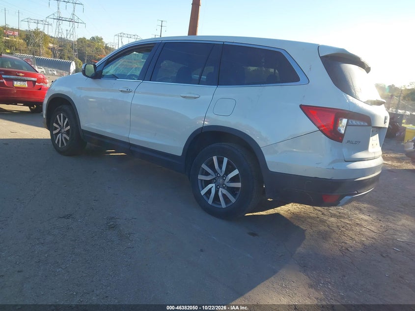 Vin: 5fnyf6h3xkb076073, lot: 46882397, honda pilot ex 20193