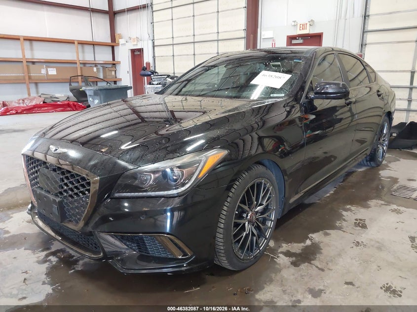 Vin: kmhgn4jb2ju219037, lot: 46882434, genesis g80 3.3t sport 20182
