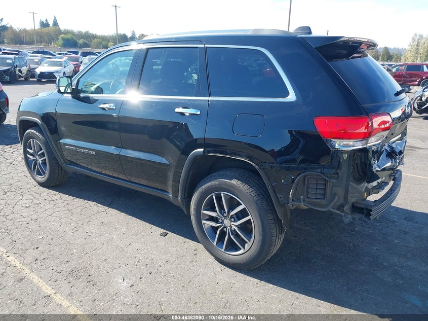 Vin: 1c4rjfbg7jc492902, lot: 46882437, jeep grand cherokee limited 4x4 20183