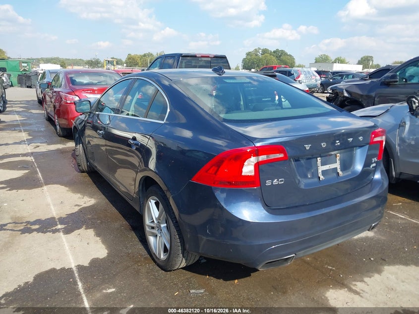 Vin: yv1612tb6f1309968, lot: 46882467, volvo s60 t5 premier 20153