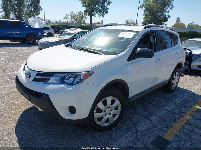 Vin: jtmzfrev6ed026911, lot: 46882523, toyota rav4 le 20142
